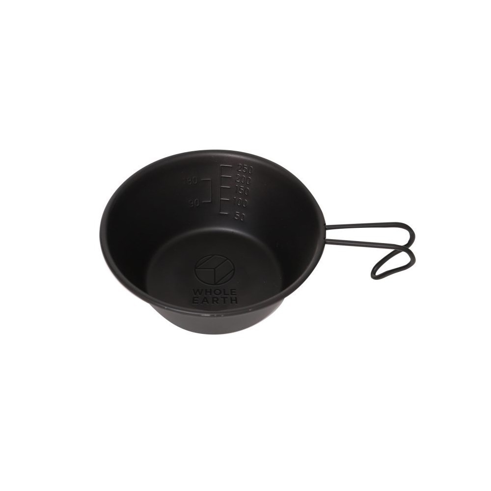  クッカー キャンプ アウトドア ソロ シェラカップ 320 BK WE23DJ84 BLK BBQ