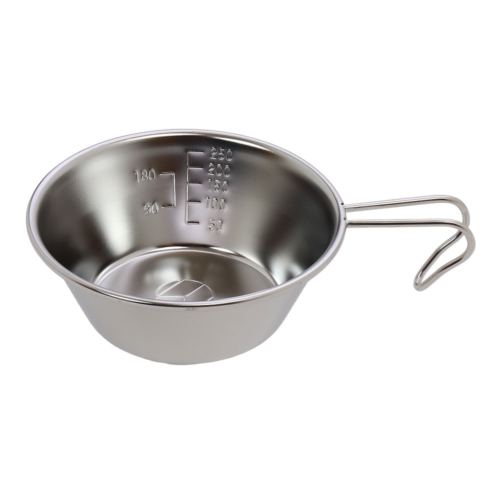 ホールアース（Whole Earth） シェラカップ 320ml WE23DJ70 SLR シルバー 目盛付き 調理器具 アウトドア キャンプ