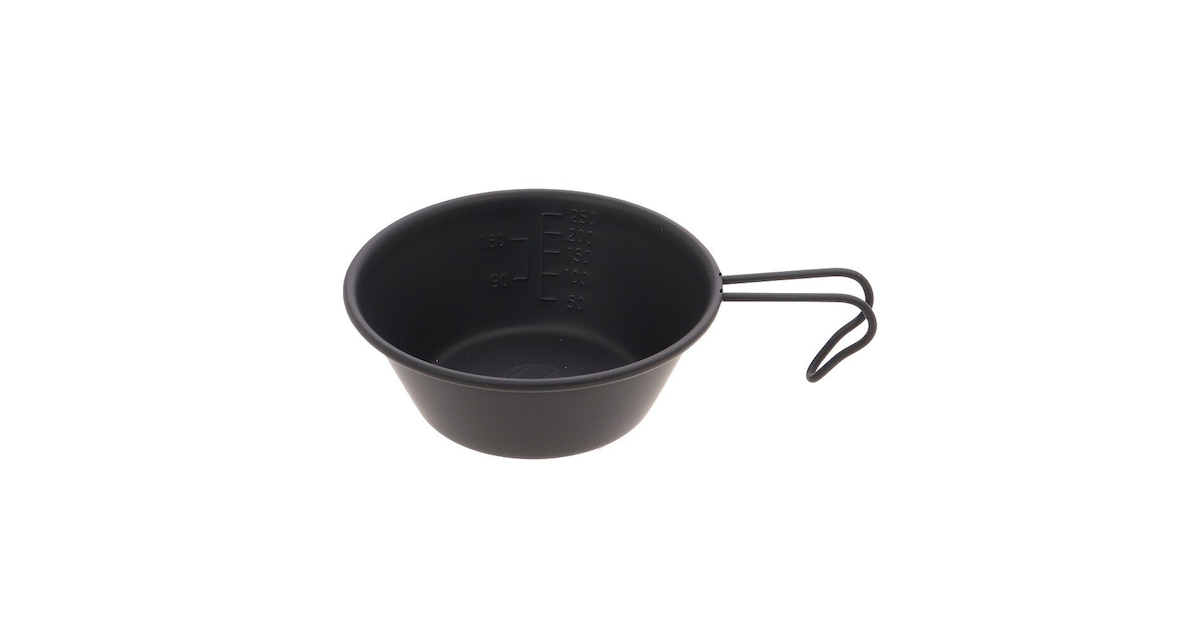 ホールアース｜シェラカップ 320 ブラック WE23DJ84 BLK 調理器具 キッチン キャンプ BBQ アウトドア - アウトドア・キャンプ 用品はエルブレス
