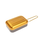 スケーター(skater)(メンズ、レディース、キッズ)アルミメスティンS イエロー 600ml AFTM6 クッカー 飯ごう キャンプ 登山 コンパクト 目盛付き BBQ