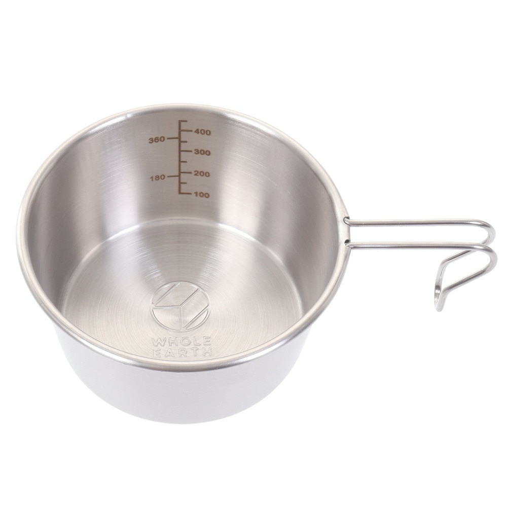 ホールアース（Whole Earth） シェラカップ 500ml ディープカップ 500 + WE2MDJ43 SLV 目盛り付き