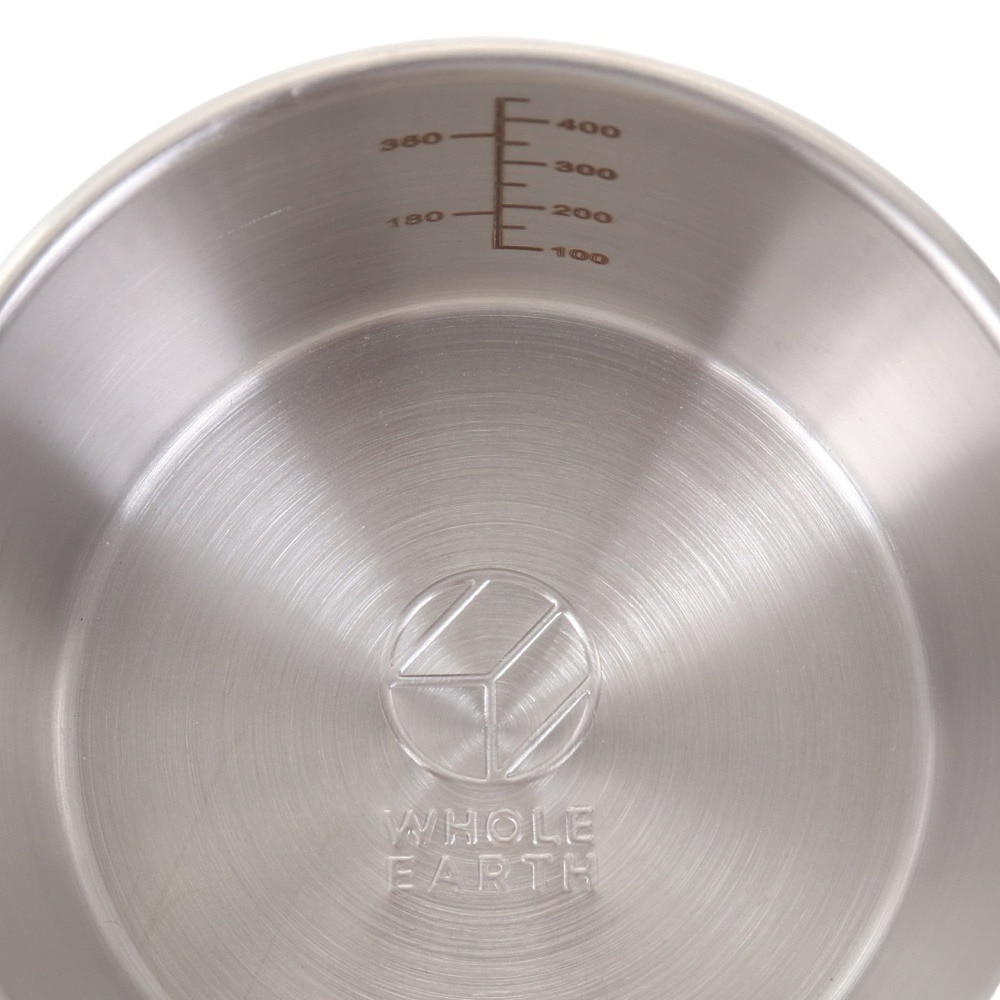 ホールアース（Whole Earth） シェラカップ 500ml ディープカップ 500 + WE2MDJ43 SLV 目盛り付き