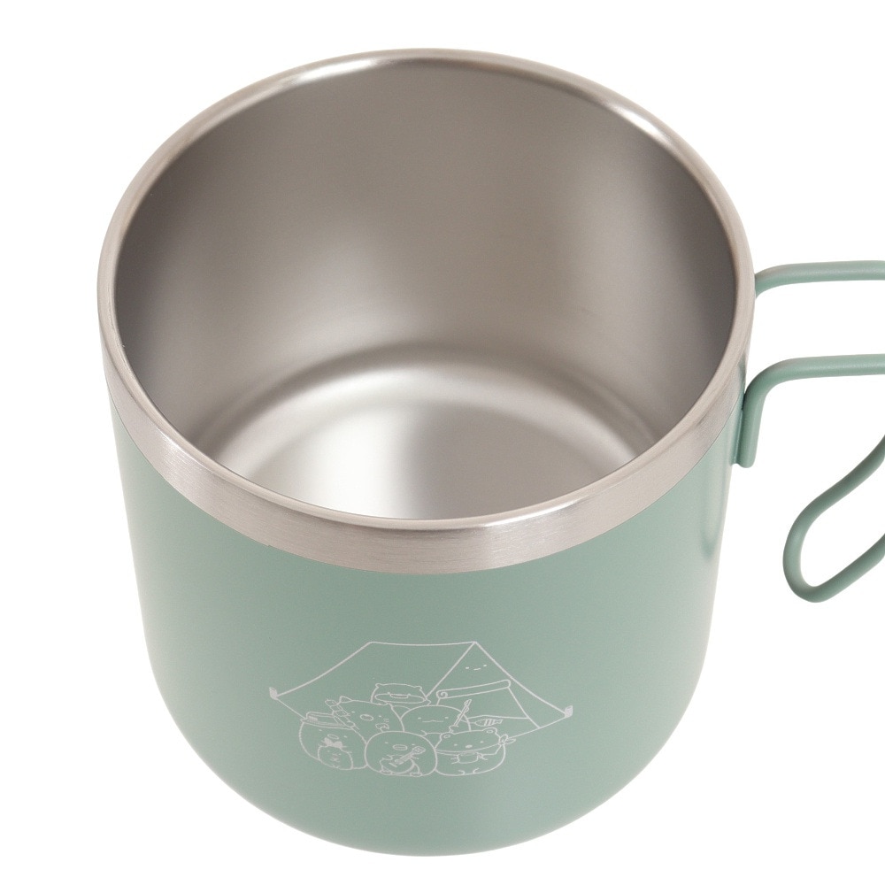 スミッコグラシ（メンズ、レディース、キッズ）ステンレス マグカップ TKZ22CM004GR 350ml アウトドア キャンプ 食器 コップ 