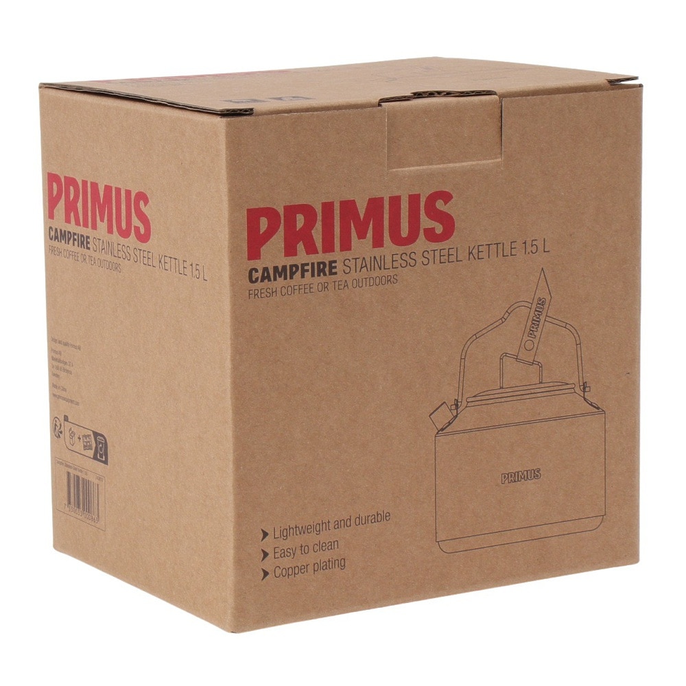 イワタニプリムス（IWATANI-PRIMUS） クッカー キャンプ アウトドア ソロ キャンプファイアケトル 1.5L SS P-C743810
