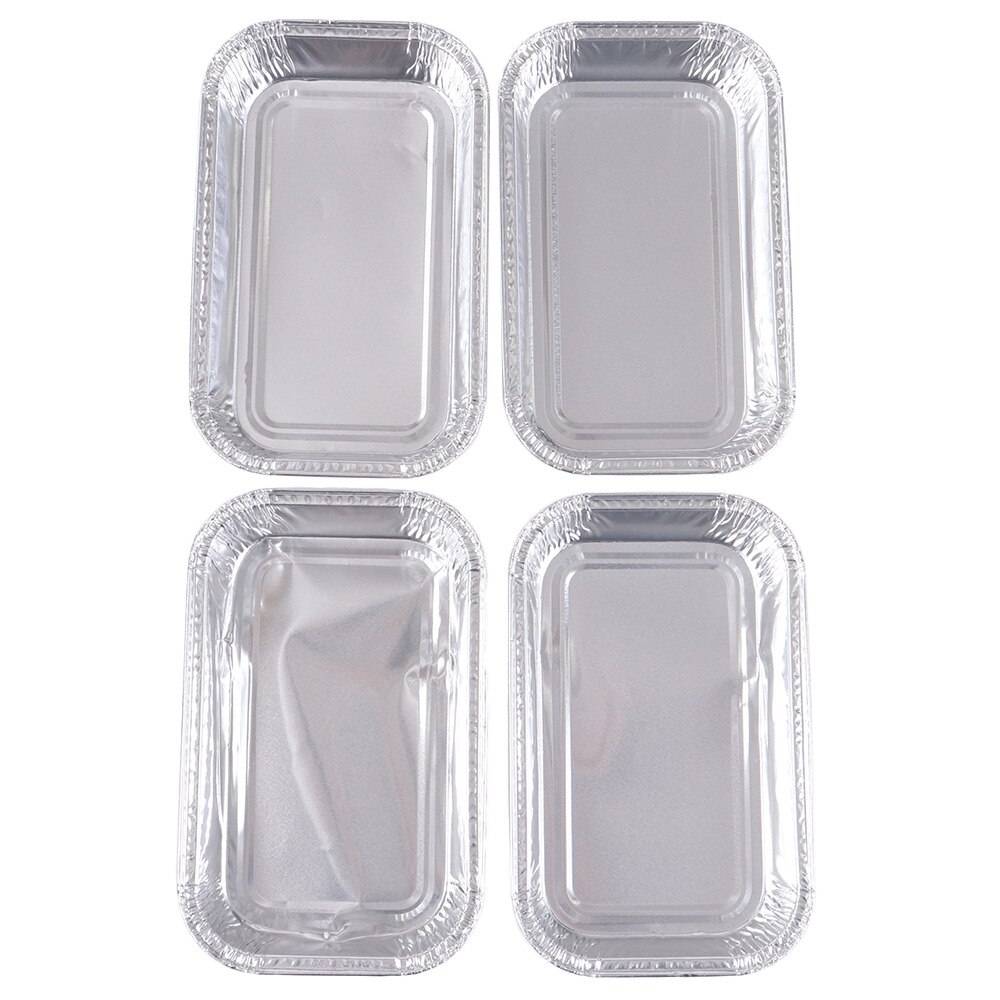 キャプテンスタッグ（CAPTAIN STAG） BBQ アルミ角型プレート 17×10.5cm 4枚組 UG-1566