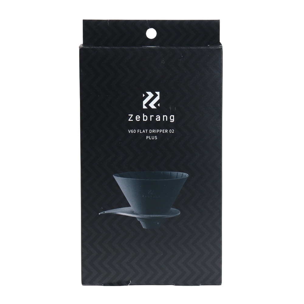 ゼブラン（Zebrang） コーヒードリッパー 珈琲 V60 フラットドリッパー 02 PLUS ZB-VDFP-02B