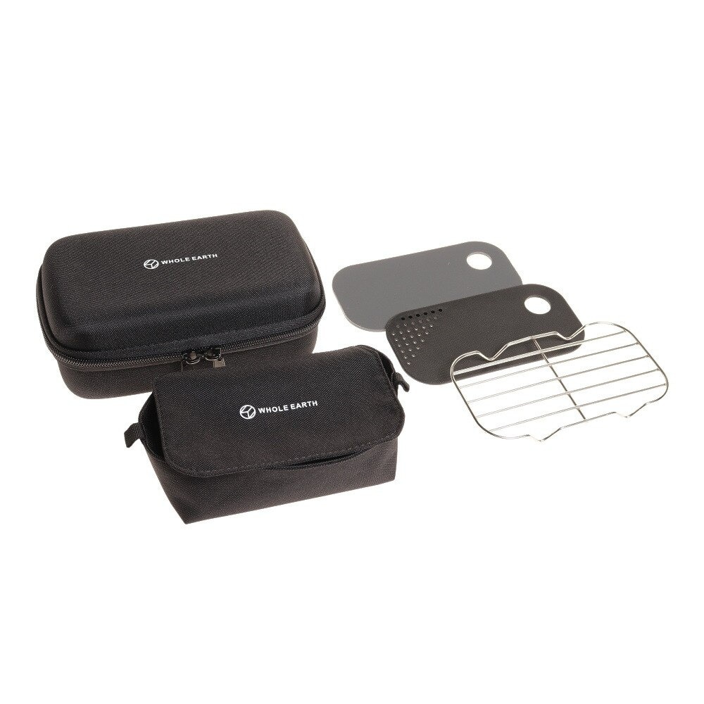 ホールアース（Whole Earth）（メンズ、レディース）調理器具 メスティン専用 5点セット CASKET COOKER CASE SET WE2KDJ22 BLK ブラック