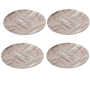 ホールアース（Whole Earth）（メンズ、レディース）BAMBOOD PLATE SET バンブッドプレートセット WE2MDJ33 OFF WHITE 食器 お皿 プレート 4枚 キャンプ BBQ ※お一人様一点限り