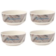 ホールアース（Whole Earth）（メンズ、レディース）BAMBOOD BOWL SET バンブッドボウルセット WE2MDJ34 OFF WHITE 食器 ボウル 4個 キャンプ BBQ ※お一人様一点限り