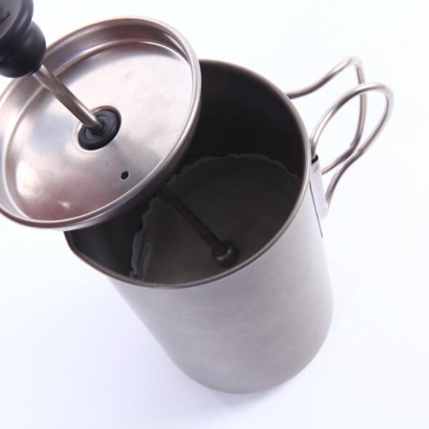 スノーピーク（snow peak） スノーピーク チタンカフェプレス 3カップ Titanium Cafe Press CS-111 キャンプ 調理器具