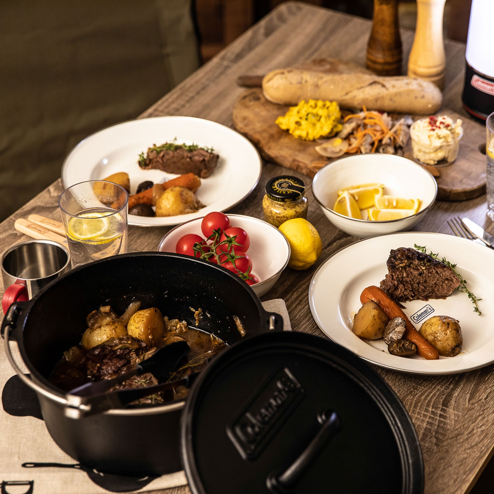コールマン（Coleman） 食器 キャンプ アウトドア エナメルプレート 2000032360 BBQ