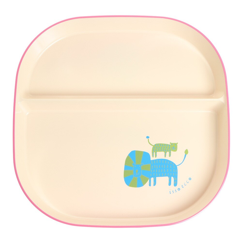  食器 キャンプ アウトドア 24cmワンプレート アニマル 39-67417-8 PNK