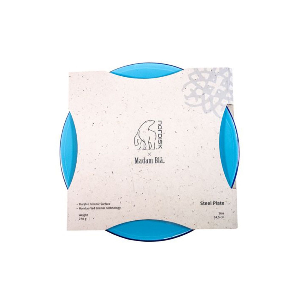 ノルディスク（Nordisk） 食器 キャンプ アウトドア マダムブラプレート 24cm SBlu 119086