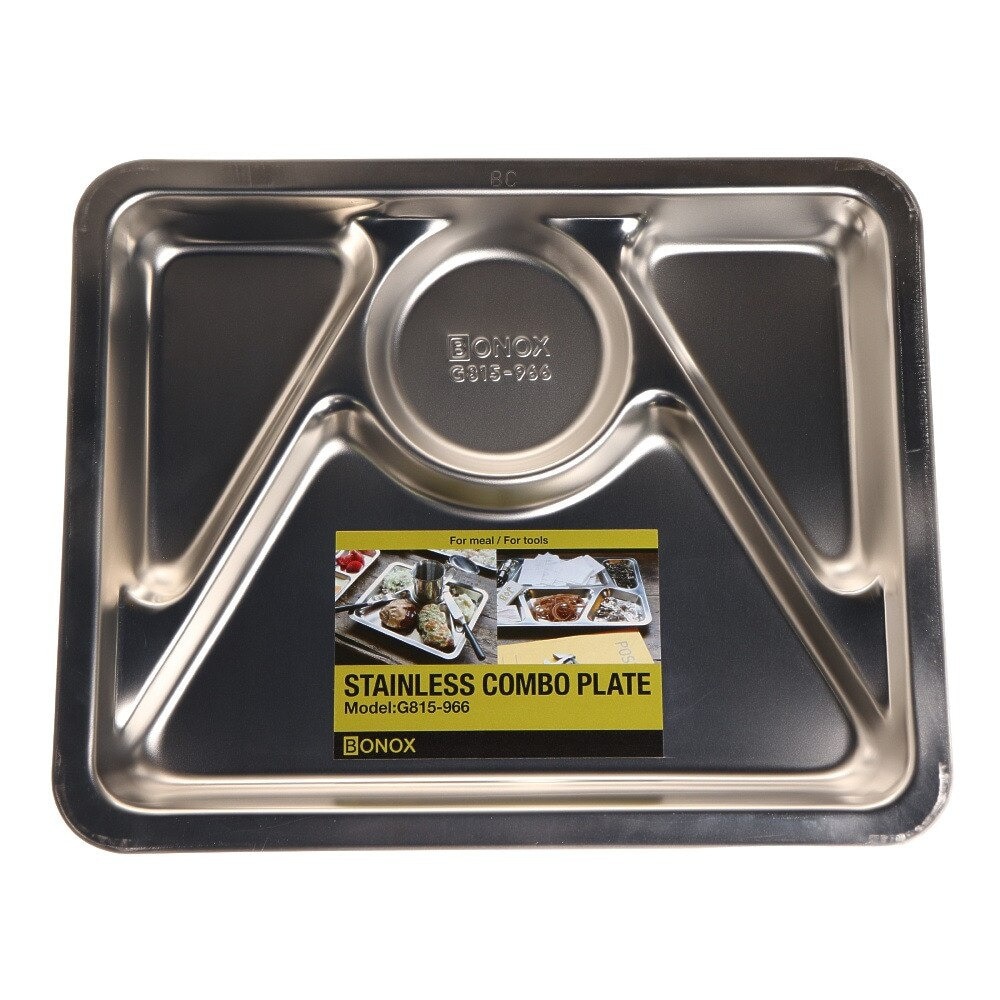 ダルトン（DULTON） 食器 キャンプ アウトドア ステンレスコンボプレートB G815-966B BBQ