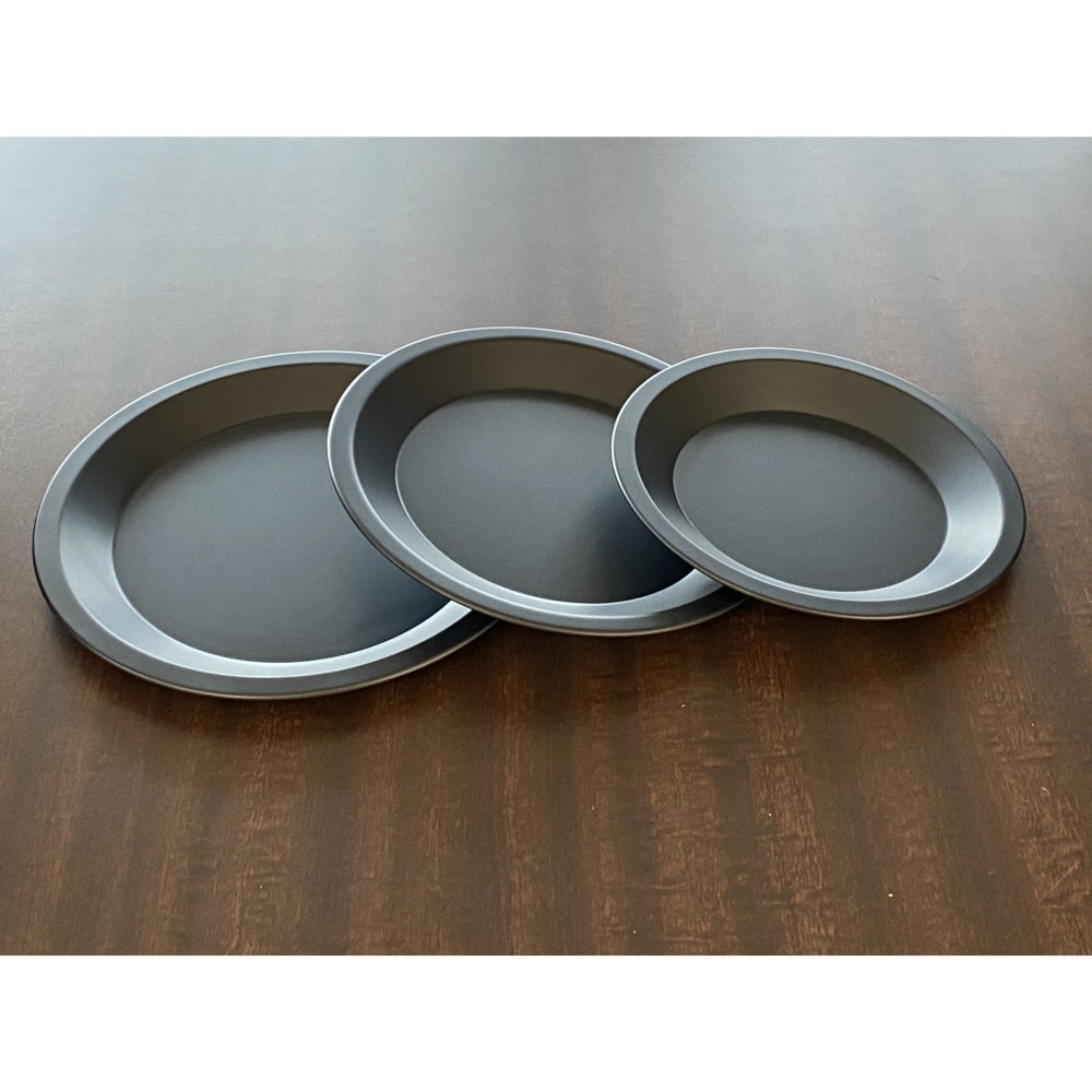 アイデアセキカワ 食器 キャンプ アウトドア ブラックスタッキング皿 大 210mm