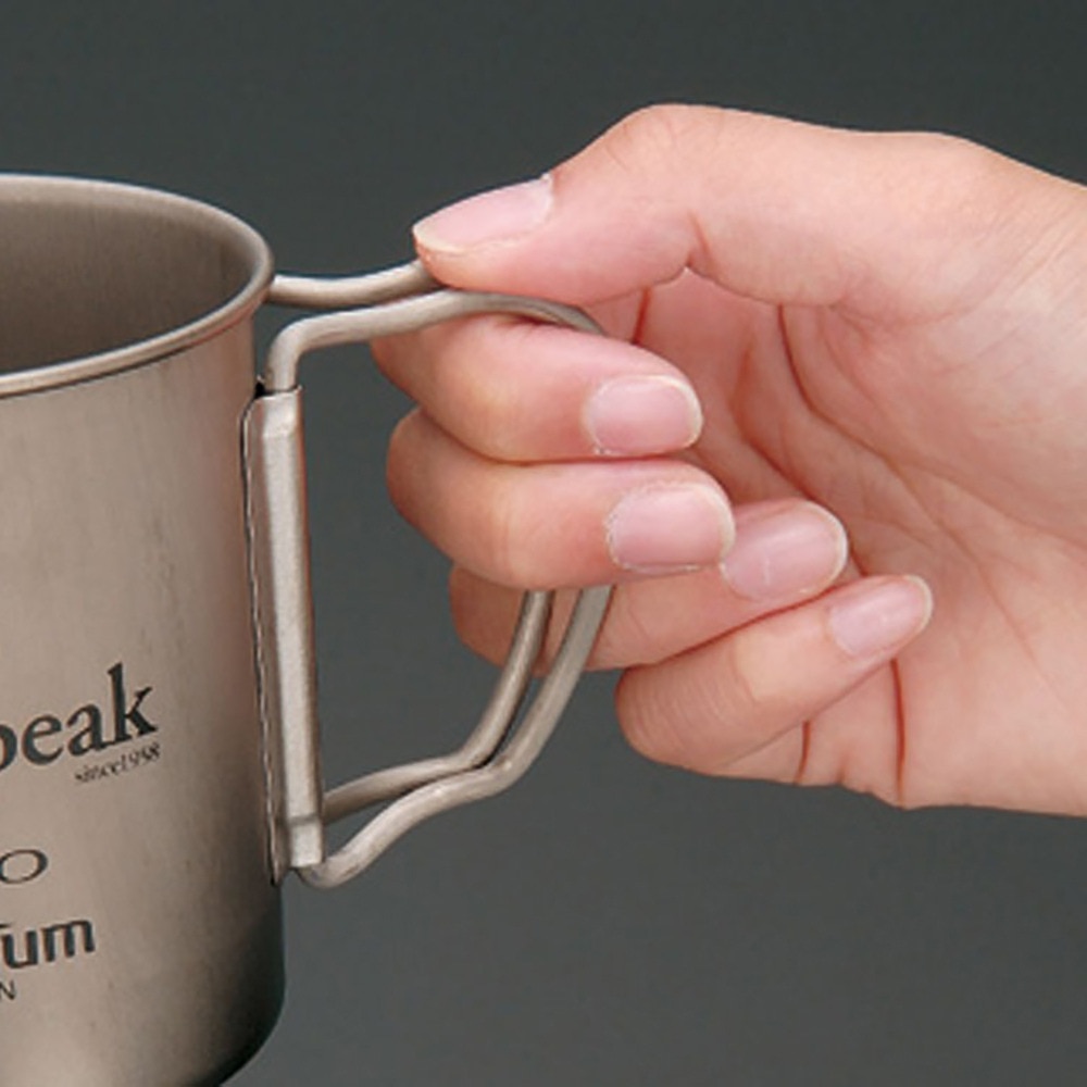 スノーピーク（snow peak） チタンダブルマグ 300 フォールディングハンドル Titanium Double Wall Cup 300 Folding MG-052FHR 