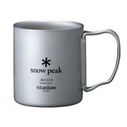 スノーピーク（snow peak） チタンダブルマグ 300 フォールディングハンドル Titanium Double Wall Cup 300 Folding MG-052FHR 