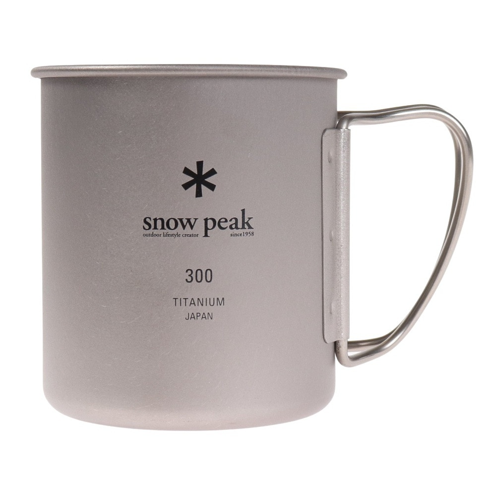 スノーピーク（snow peak） カップ マグカップ キャンプ チタンシングルマグ 300 MG-142 キャンプ バーベキュー