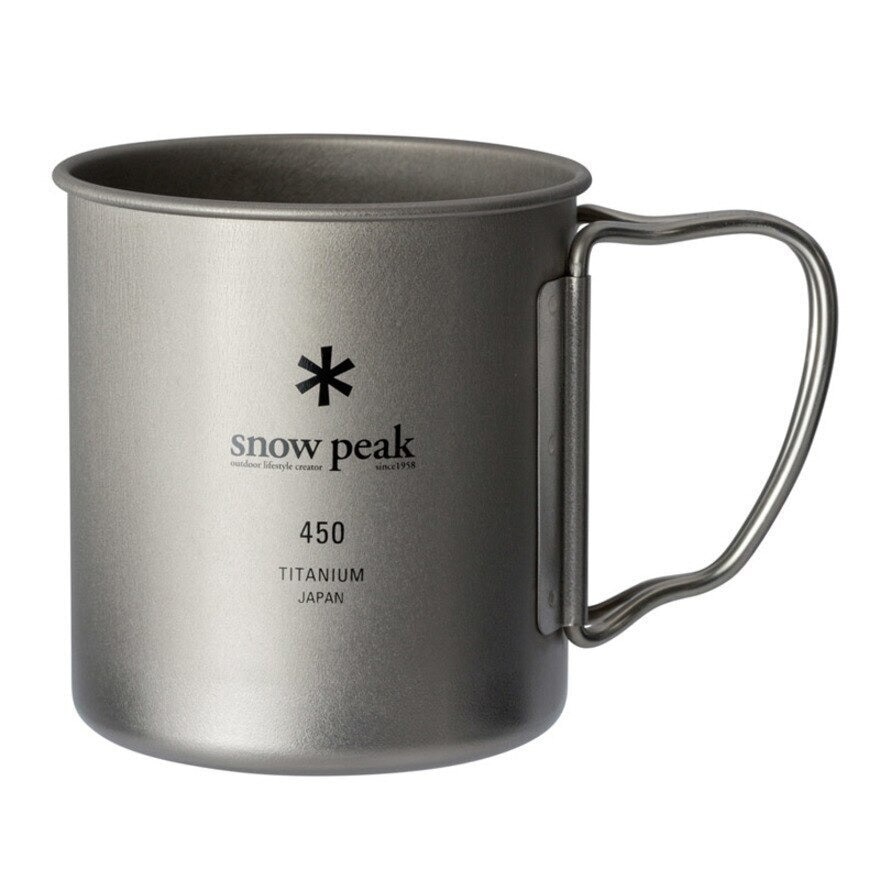 スノーピーク（snow peak） チタンシングルマグ 450 MG-143 キャンプ バーベキュー マグカップ BBQ