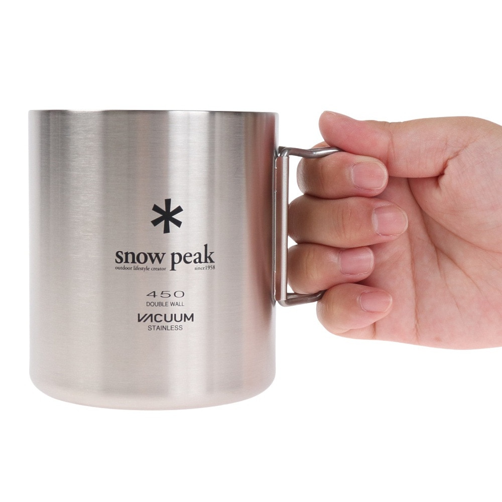 スノーピーク（snow　peak）（メンズ、レディース、キッズ）ステンレス真空マグ450　MG-214　アウトドア・キャンプ用品はエルブレス
