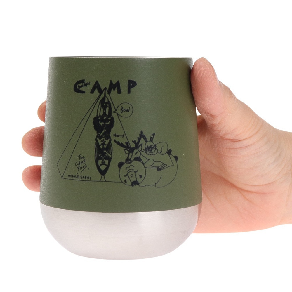 ホールアース（Whole Earth） カップ マグカップ キャンプ good night campタンブラー WE2KFZ06 KHA BBQ