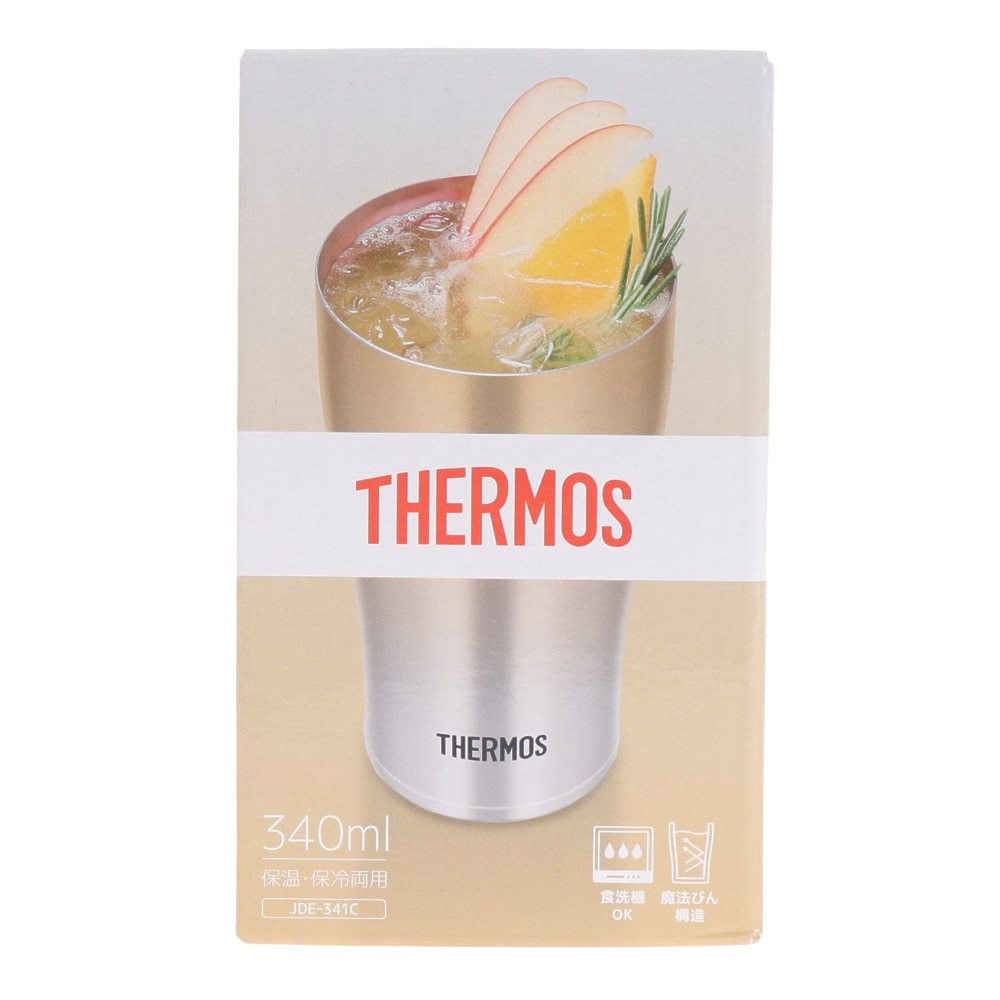 サーモス（THERMOS） カップ マグカップ キャンプ 真空断熱タンブラー 340ml JDE-341C GD-FD BBQ