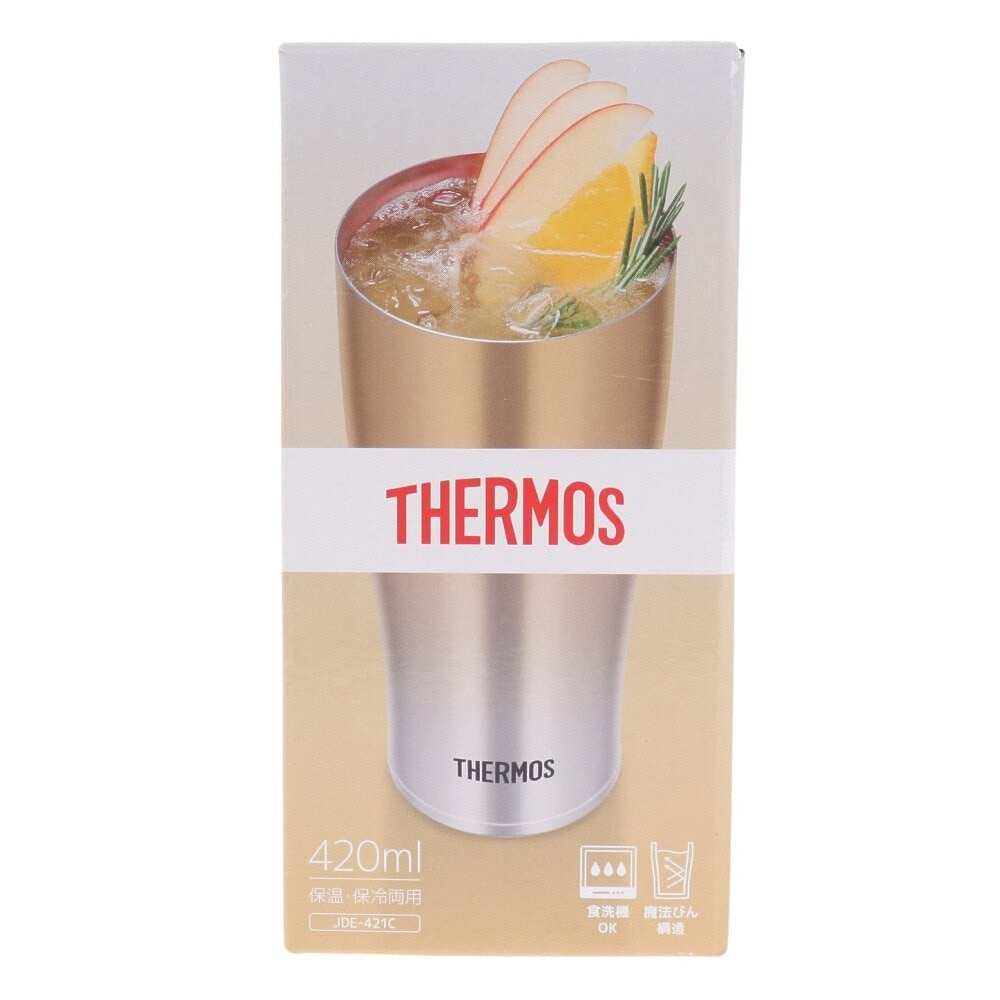 サーモス（THERMOS） カップ マグカップ キャンプ 真空断熱タンブラー JDE-421C GD-FD BBQ