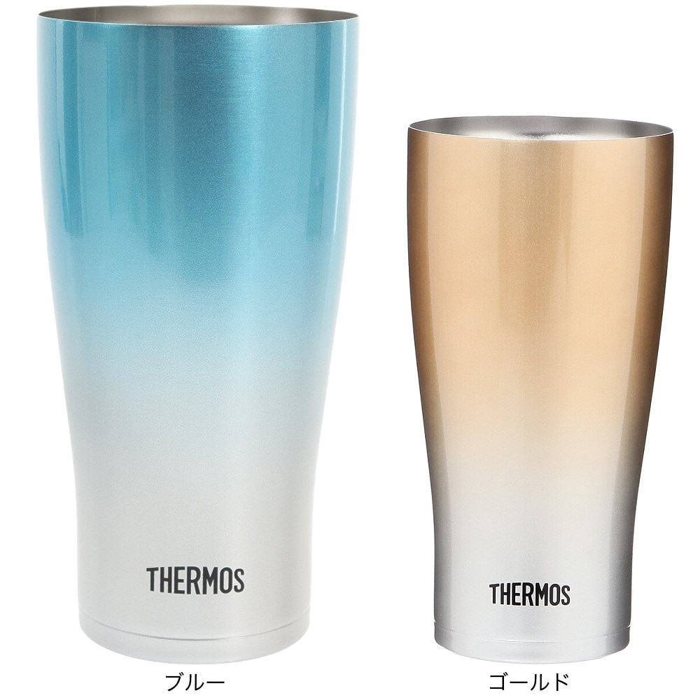 サーモス（THERMOS） タンブラー 保温 保冷 600ml 真空断熱タンブラー JDE-601C BL-FD ブルー