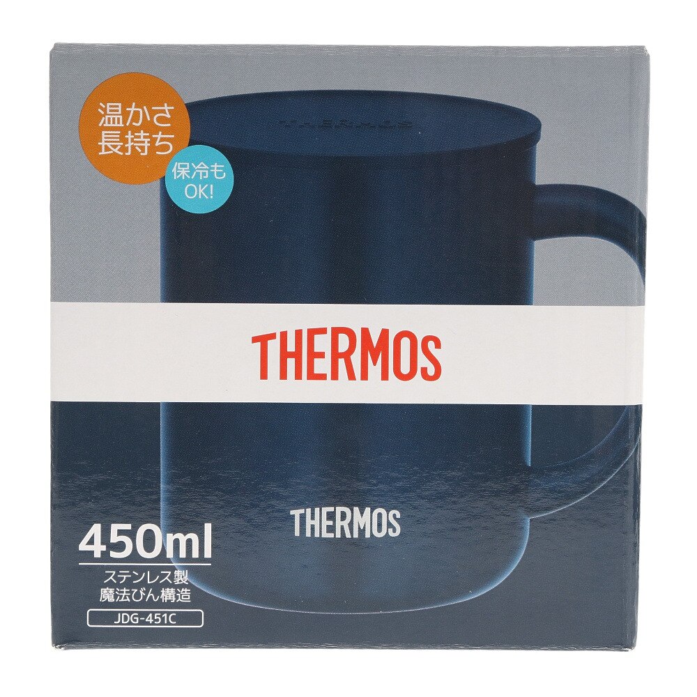 サーモス（THERMOS） カップ マグカップ キャンプ 真空断熱マグカップ JDG-451C NVY