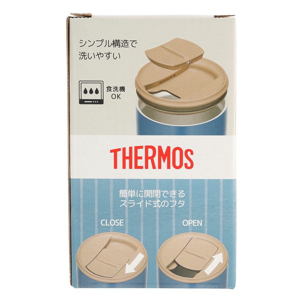 サーモス（THERMOS）（メンズ、レディース、キッズ）タンブラー フタ付き 保温 保冷 400ml 真空断熱タンブラー JDP-400 BL ブルー
