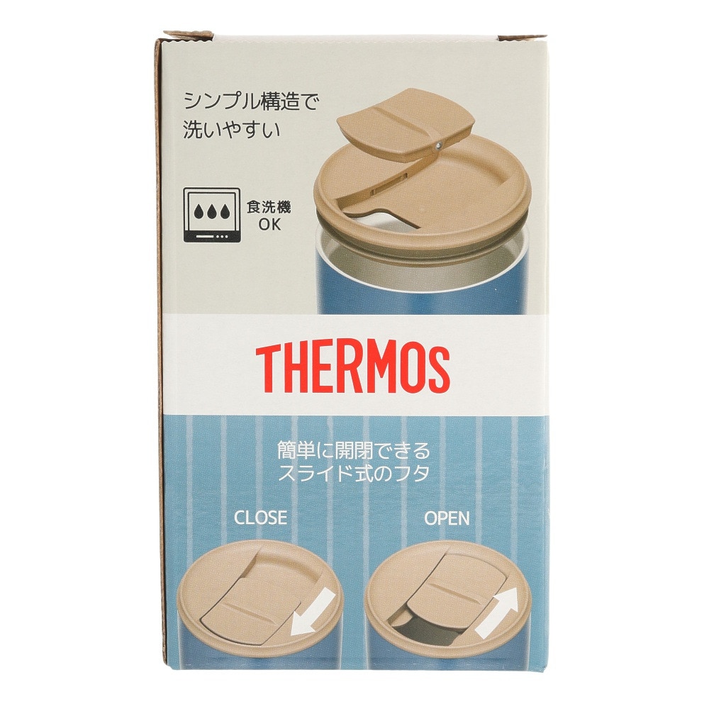 サーモス（THERMOS） タンブラー フタ付き 保温 保冷 400ml 真空断熱タンブラー JDP-400 BL ブルー