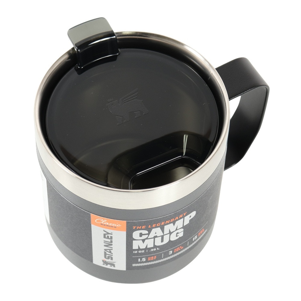 スタンレー（STANLEY） マグカップ コップ 蓋付き 保温 保冷 クラシック真空マグ ブラック 0.35L 10-09366-164 ギフト 贈り物