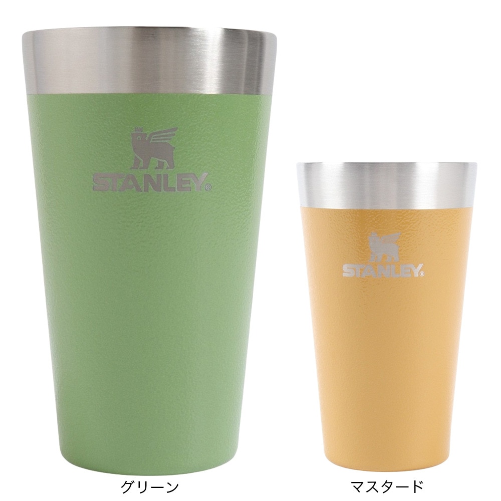 スタンレー（STANLEY） タンブラー カップ 保温 保冷 スタッキング真空パイント 0.47L 10-02282-317 グリーン