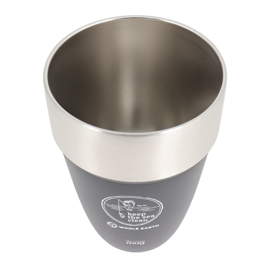ホールアース（Whole Earth） カップ マグカップ 保温 保冷 スタッキングタンブラー WE2PDD01 BLK
