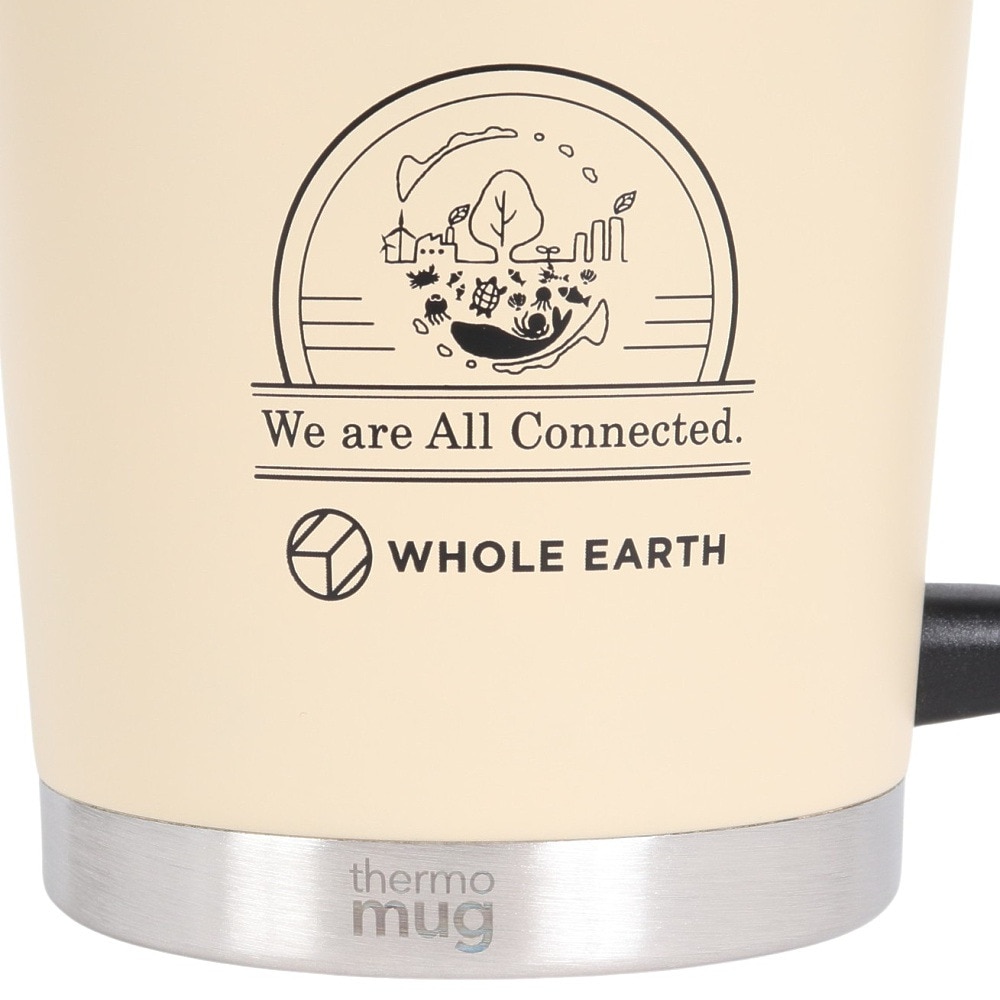 ホールアース（Whole Earth） カップ マグカップ 保温 保冷 フタ付き ダブルマグ WE2PDD02 IVR
