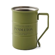 ペンドルトン（PENDLETON） 食器 カップ マグカップ キャンプ ニューダブルウォールドラムマグ オリーブ 19802313057000