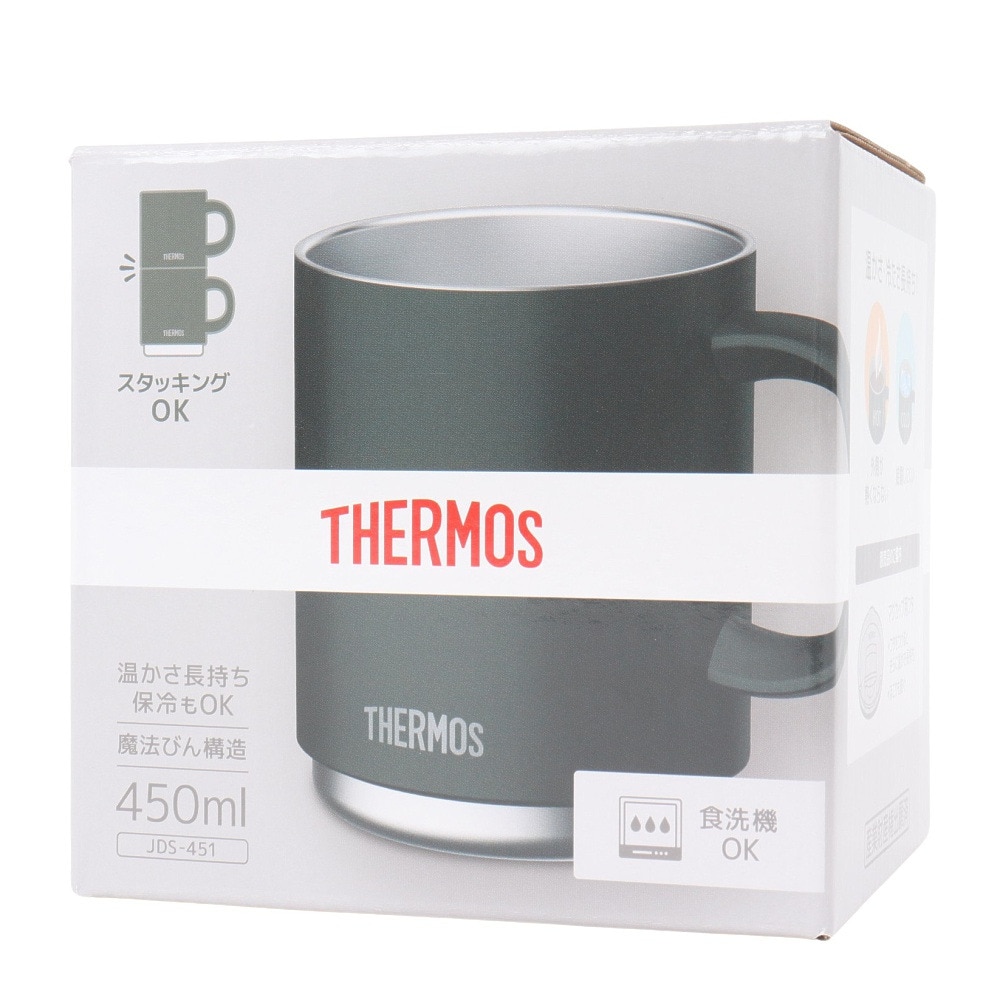 サーモス（THERMOS） カップ キャンプ 真空断熱マグカップ JDS-451 FG