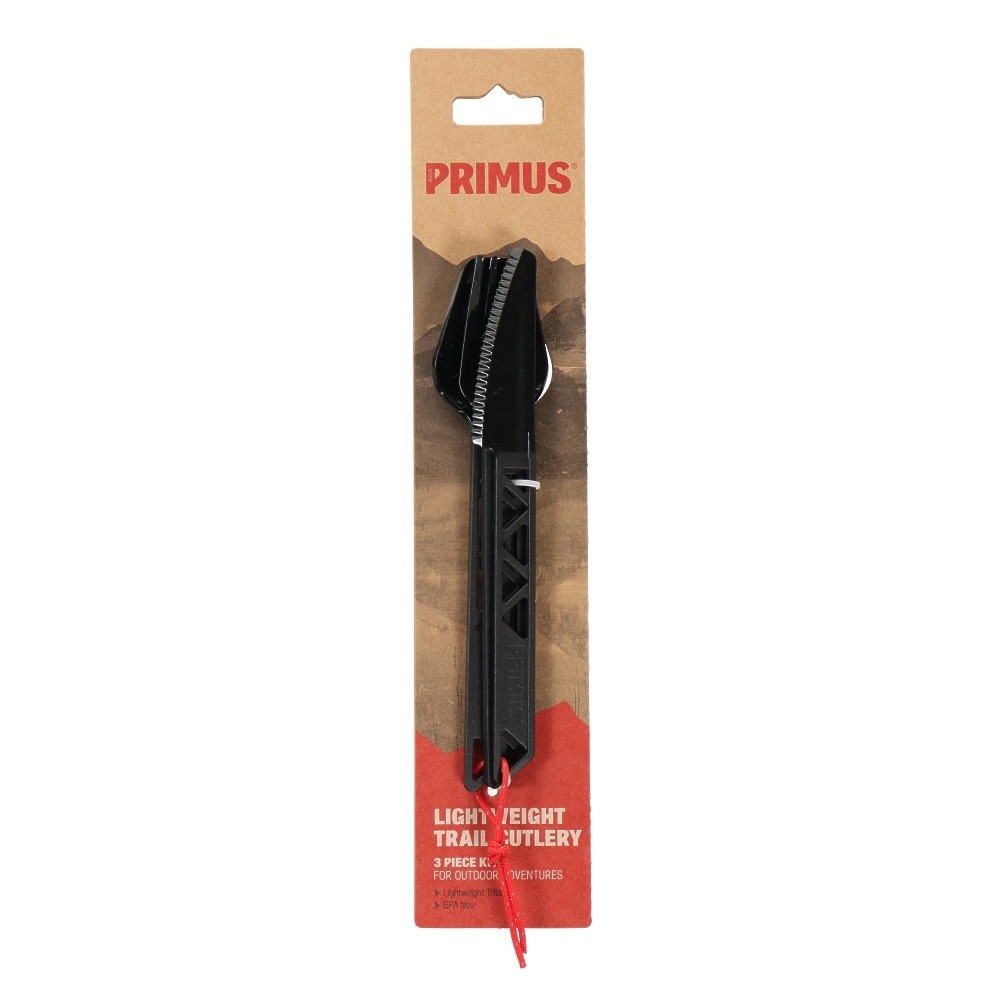 イワタニプリムス（IWATANI-PRIMUS） カトラリー キャンプ アウトドア LWトレイルカトラリー P-740580 ブラック BBQ