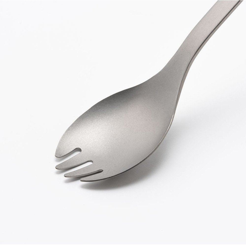 スノーピーク（snow peak） カトラリー キャンプ アウトドア リサイクルチタン先割れスプーン SCT-004RE