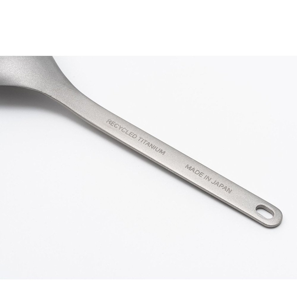 スノーピーク（snow peak） カトラリー キャンプ アウトドア リサイクルチタン先割れスプーン SCT-004RE