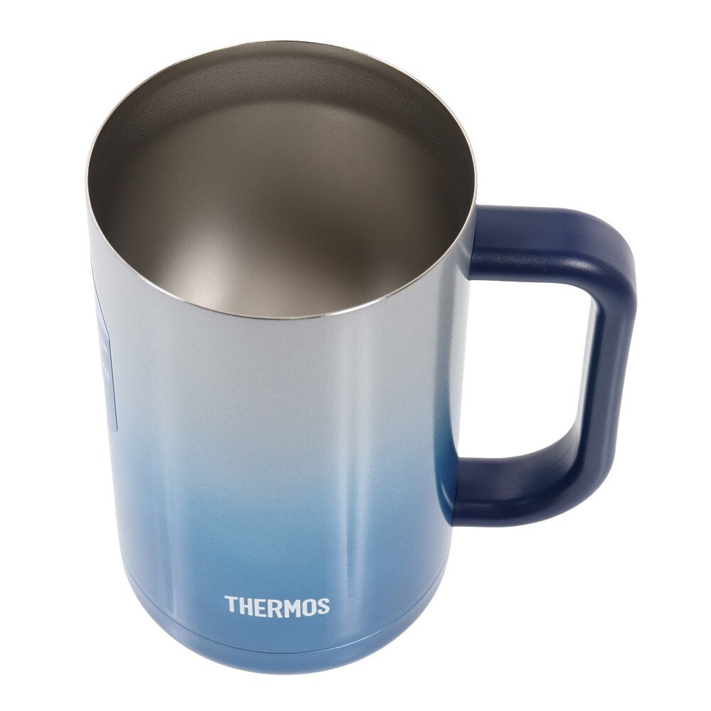 サーモス（THERMOS） ジョッキ 保冷 保温 ビール 真空断熱ジョッキ スパークリングブルー JDK-600C SP-BL