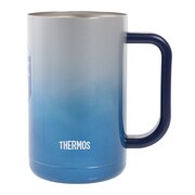 サーモス（THERMOS）（メンズ、レディース）ジョッキ 保冷 保温 ビール 真空断熱ジョッキ スパークリングブルー JDK-600C SP-BL