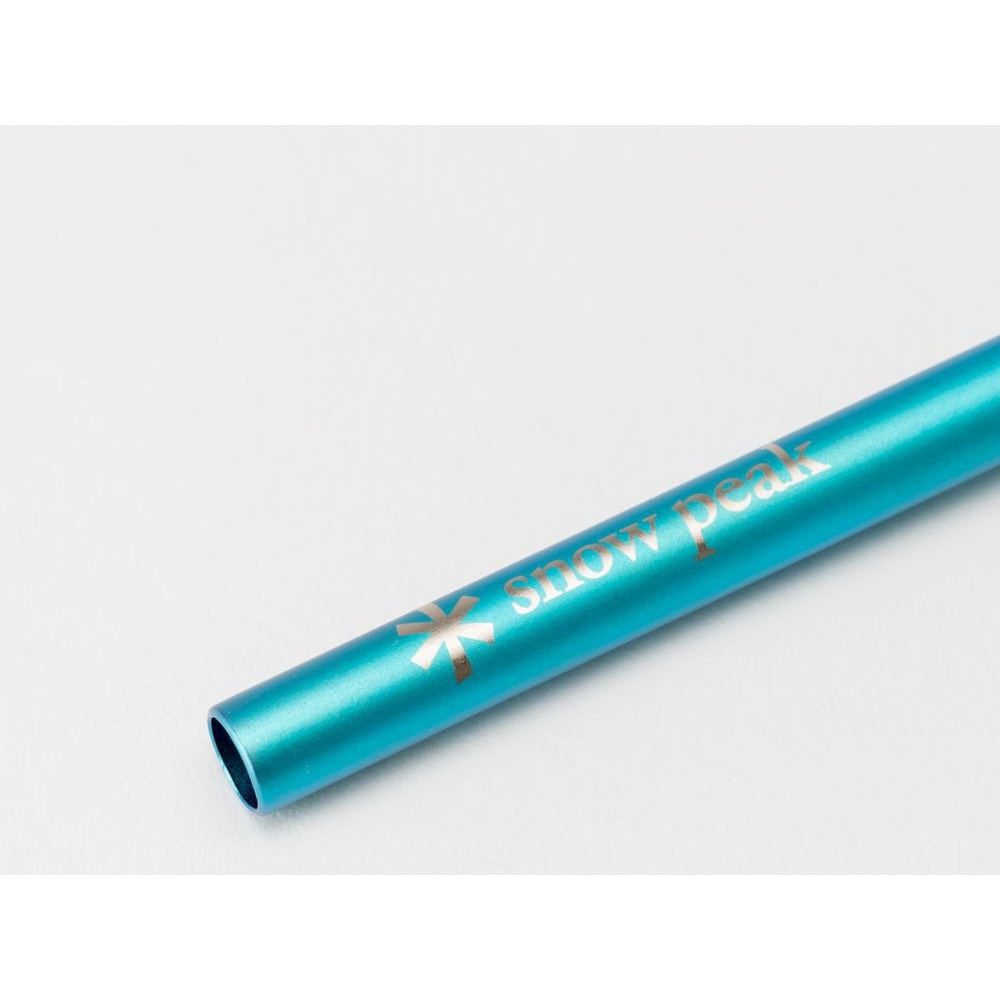 スノーピーク（snow peak） 雪峰祭限定 食器 キャンプ アウトドア チタンストロー 2本セット FES-222-1 ブルーグリーン