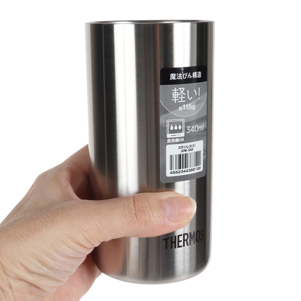 サーモス（THERMOS） タンブラー 保冷 保温 真空断熱タンブラー 340ml シルバー JDW-340 S