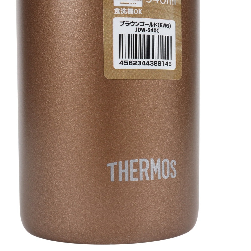 サーモス（THERMOS） タンブラー 保冷 保温 真空断熱タンブラー 340ml ブラウン JDW-340C BWG