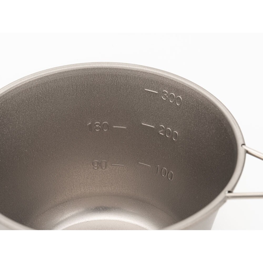 スノーピーク（snow peak） 食器 キャンプ アウトドア 深型チタンシェラカップ 蓋付き E-314