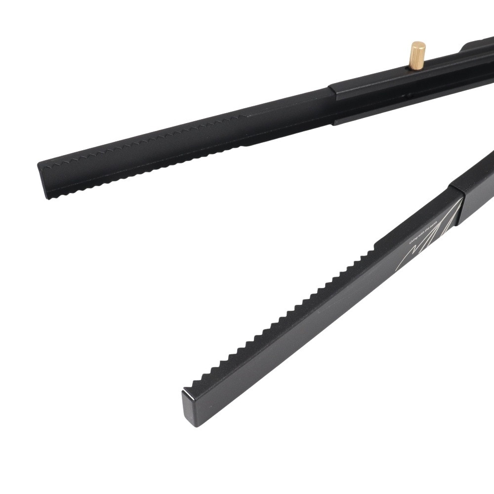 ゼンキャンプス（ZENCamps） 焚き火 キャンプ 火バサミ兼トング BLACK LK-YH43-U40B