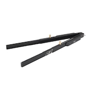 焚き火 キャンプ 火バサミ兼トング BLACK LK-YH43-U40B