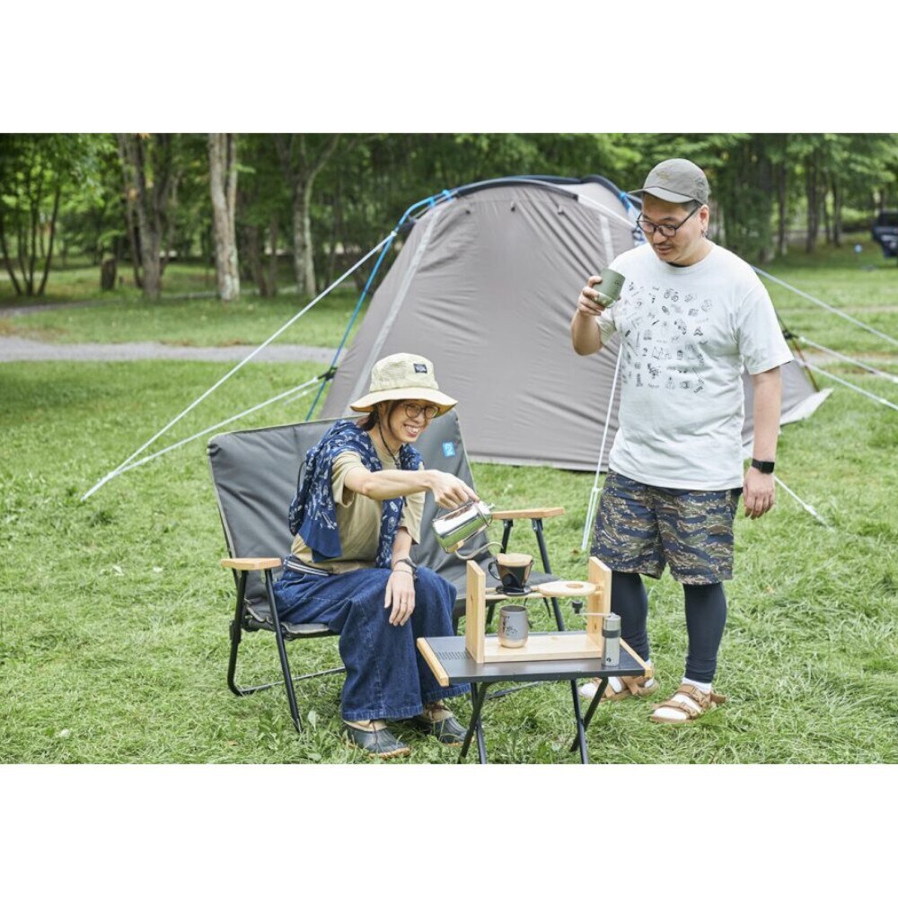 ホールアース（Whole Earth） HINOKI DRIPPER ヒノキ ドリッパー WE2KDJ16 コーヒードリッパー 抽出 キャンプ 登山 トレッキング