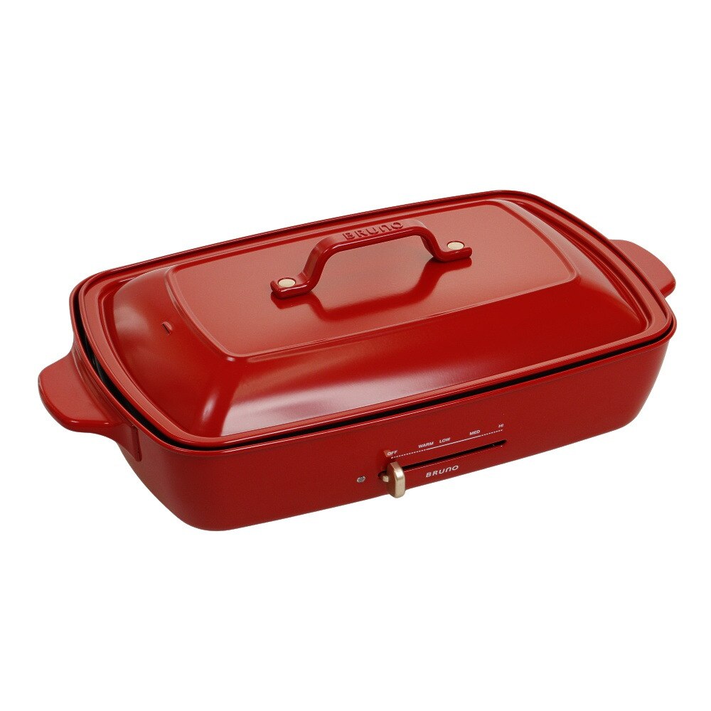  キャンプ アウトドア 調理器具 ホットプレートグランデサイズ レッド 7760275